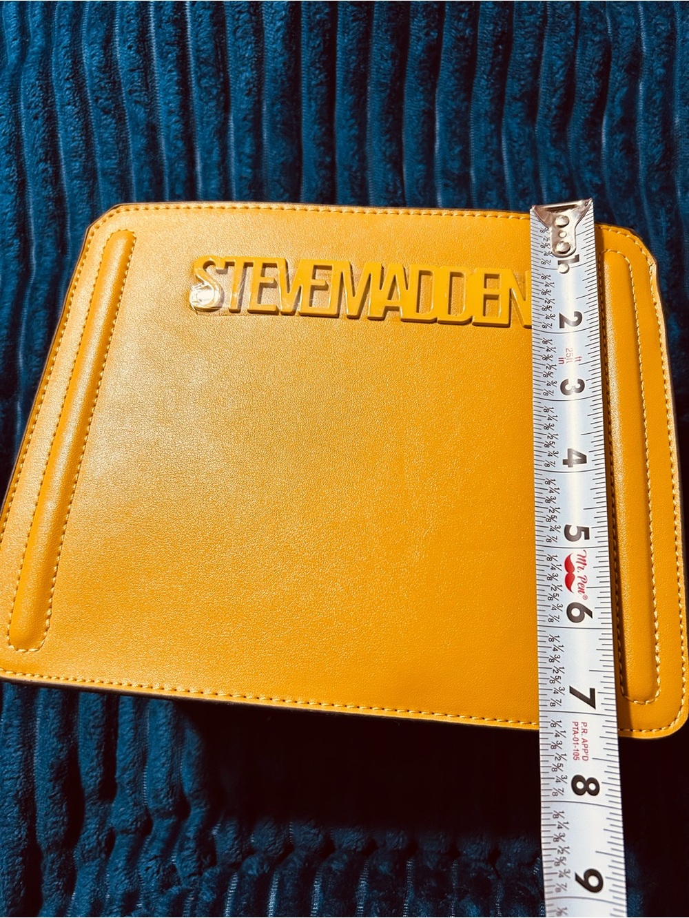 Steve Madden Bevelyn Crossbody Satchel- MERIGOLD - Picture 10 of 14